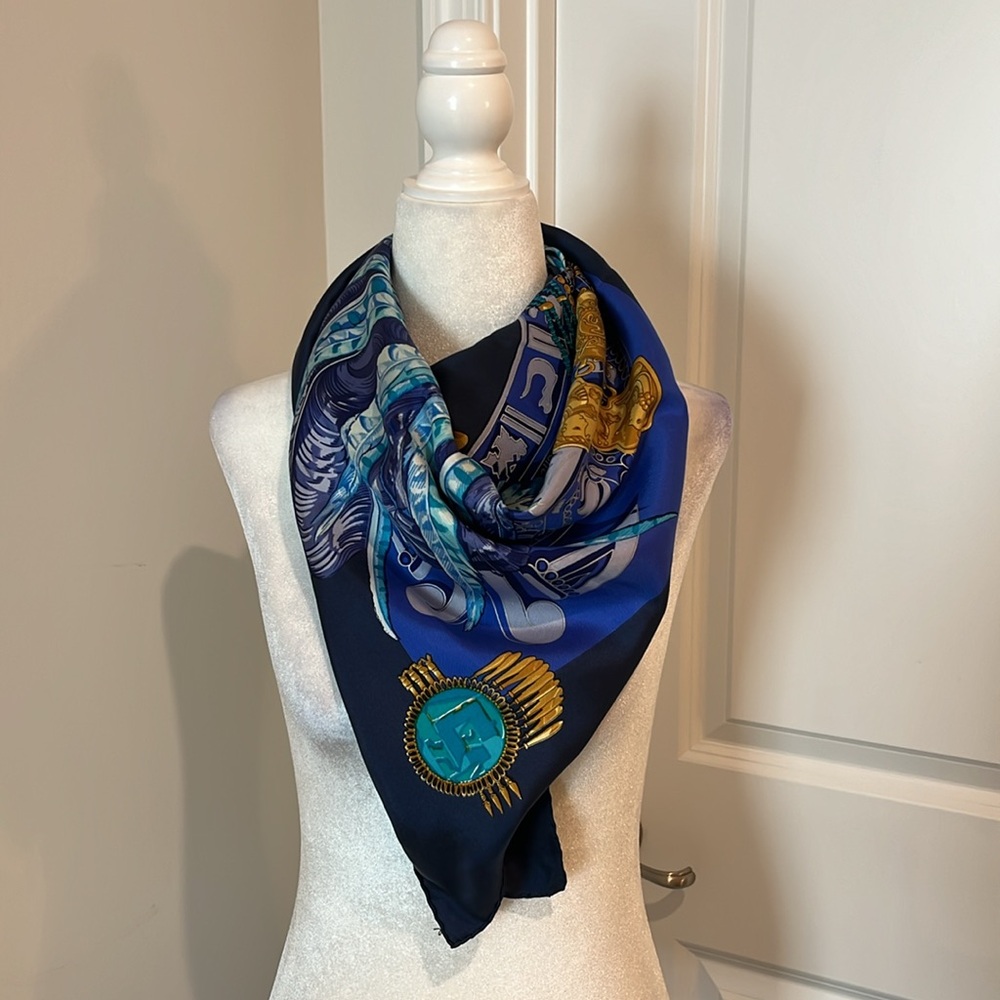 Hermes Silk Scarf 34” x 34”